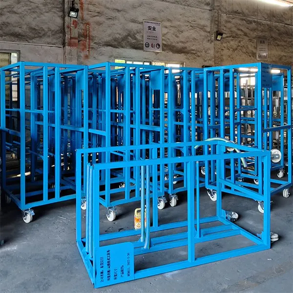 Aluminum Alloy Logistics Trolley for Warehouse & Manufacturing