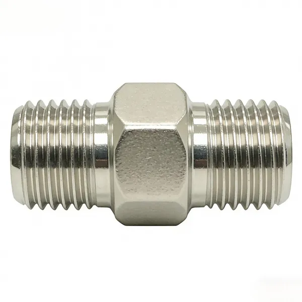 1/4in. Male NPT to 1/4in. Metal Face Seal High Purity UHP Fitting for Semiconductor Industry photo-2
