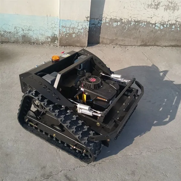 Gasoline Engine Self-powered Dynamo 16HP Power Consumption Wireless Radio Control Grass Cutter photo-3