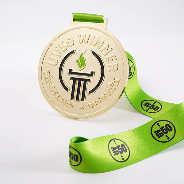 Custom Medal Metal Zinc Alloy Enamel Medal Awards 2d 3D Gold Dance Run Running Soccer Football Medals Sport With Logo photo-1