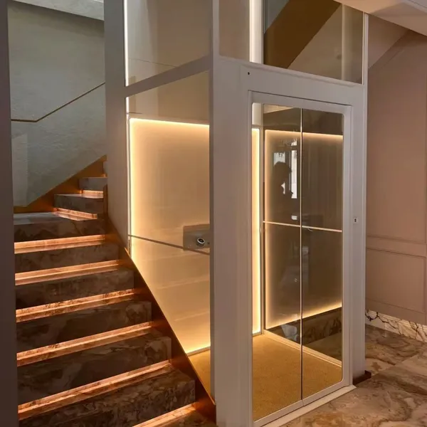 Traction Residential Elevator, Small Observation Lift for 2/3/4-Story Villas & Self-Built Houses photo-5