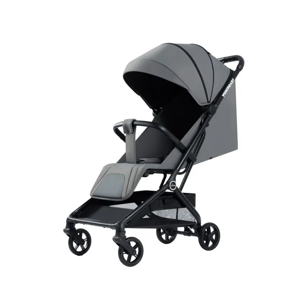 Baby Stroller Linen Fabric Ultra Lightweight One Hand Fold Travel Pushchair for Infant Toddler Fits Airplane Overhead Bin photo-2