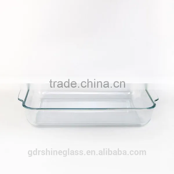 New Design Wholesale Manufacture Round Crystal Pyrex Glass Pizza Plate photo-5