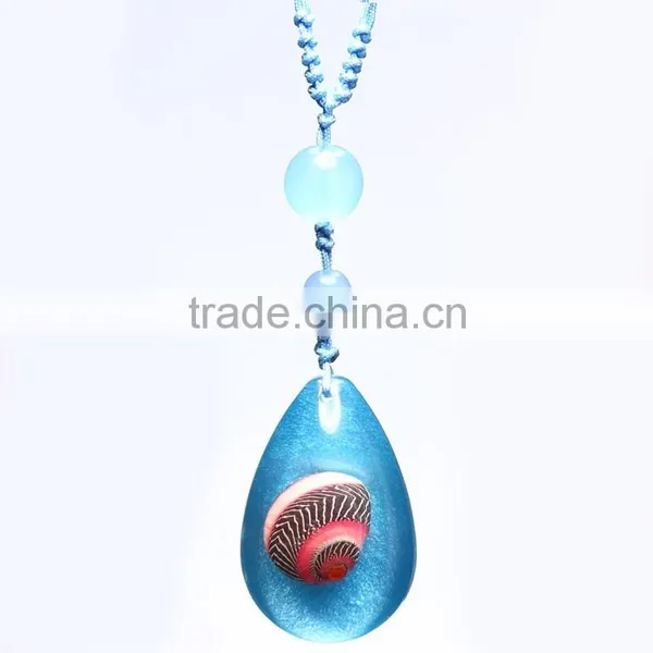 2016new Fashion Resin Necklace With Kinds of Real Sealife photo-3