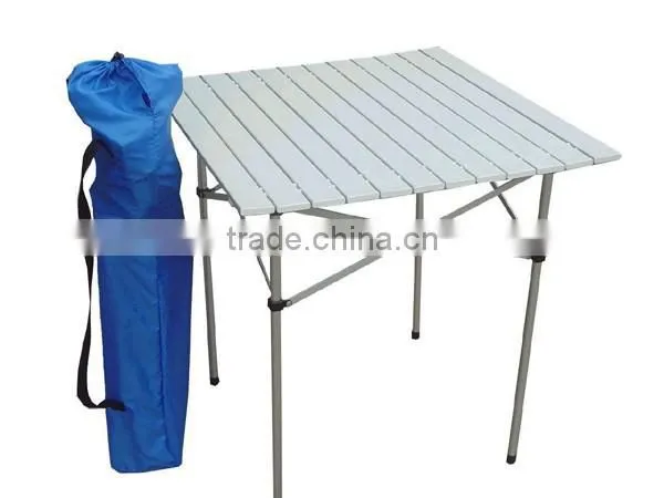 Heavy Duty Silver Aluminium Foldable Camping Table photo-4