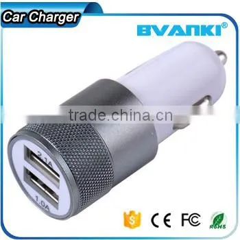 2016 New Wholesale With High Quality IC Protecting Vehicle Automobile DC Adapter 2 USB Car Charger Bulk Buy From China photo-3