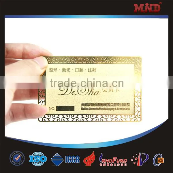 MDM3 Laser Cut Metal Business Card/engraved Metal Business Card photo-2