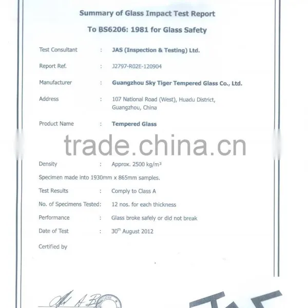 5-19mm All Color Tempered Building Glass on Sale photo-6