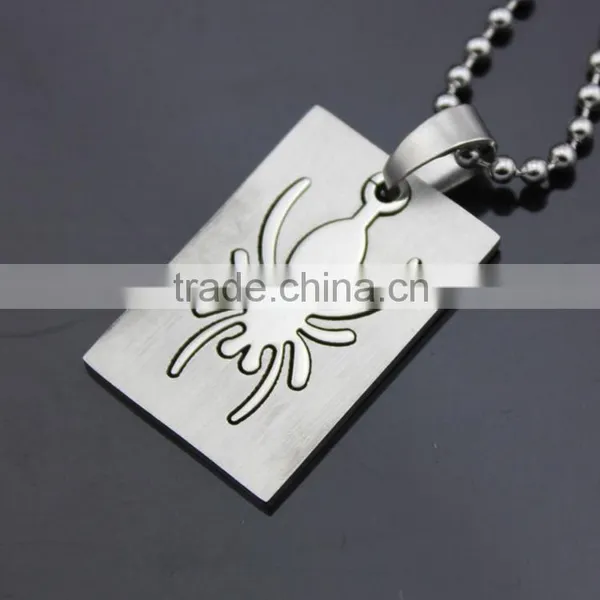 Stainless Steel Combo Spider Pendant Necklace photo-3