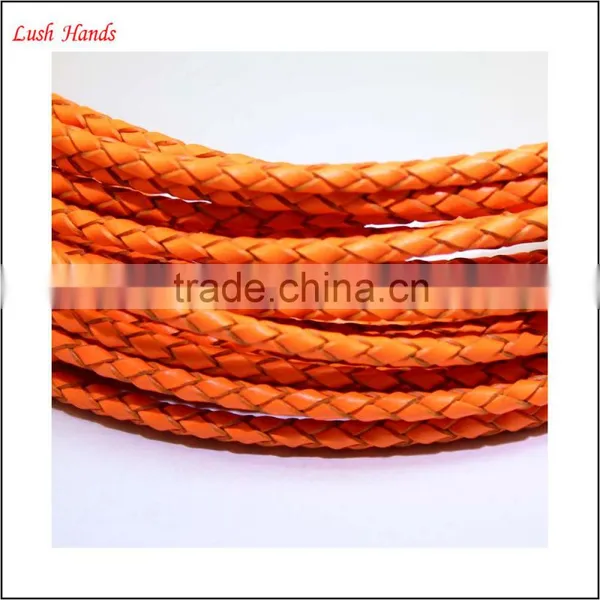 Round Leather Braided Cord Sunglasses Holders Quality Choice photo-2