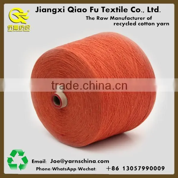 Ne10/1 Weaving Blended Recycled Cotton Dyed Yarns photo-4