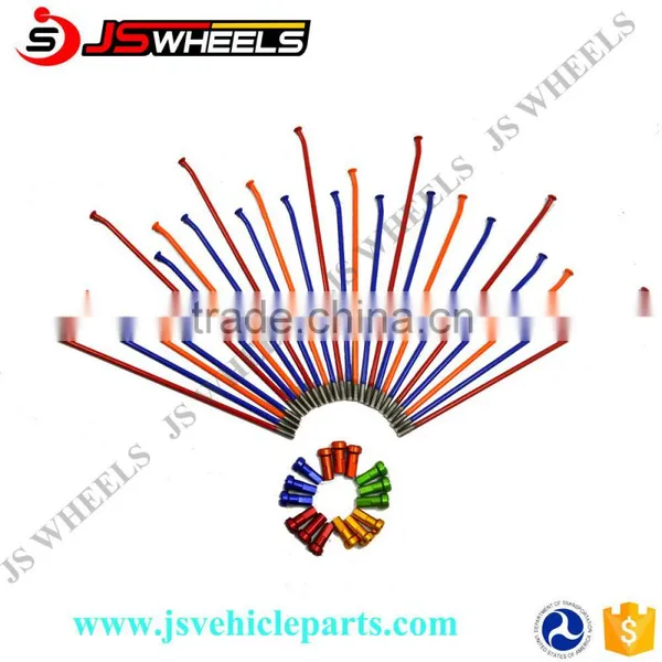 Motorcycle Colorful Stainless Steel Spokes And Nipples photo-5