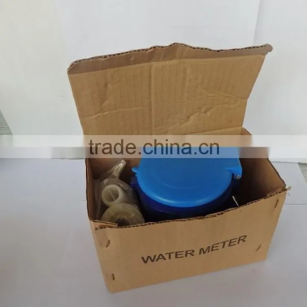 Blue Plastic Water Meter With Accessories DN15 for Cold Water Meter photo-2