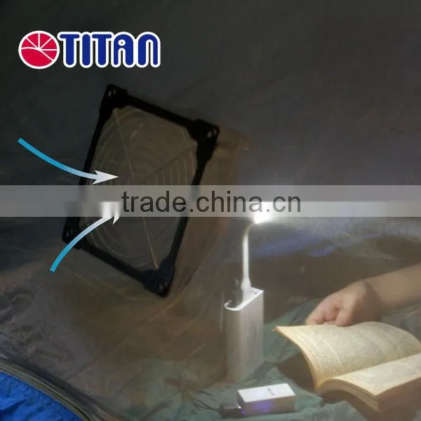 Portable Camping Speed Controller 140mm 5V dc Ventilation Exhaust Usb Fan photo-3