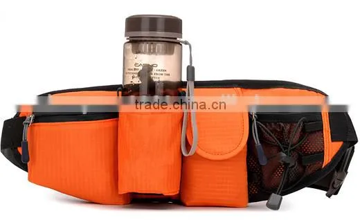 New Large Nylon Waist Hip Fanny Pack Bag Multifunctional Water Resistant Waist Pack With Water Bottle Holder photo-2