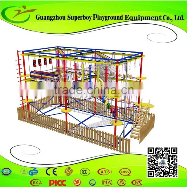 Children Indoor Games of Rope Course Wooden Indoor Games photo-4
