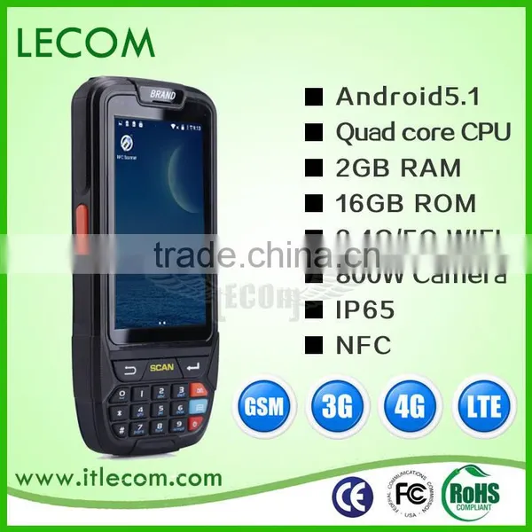 LECOM AN80S GPRS,4G,WiFi Android RFID Barcode Terminal photo-2