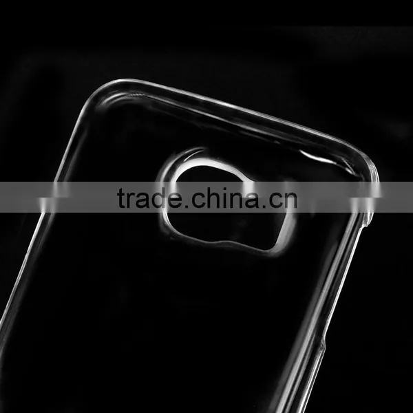 No Bubble and Smooth Surface Transparent Gel PC Case for Samsung for Samsung S6 Edge photo-5