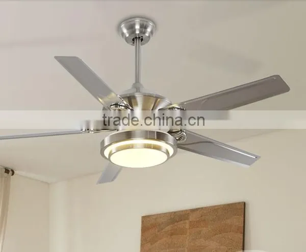 Dinning Room/living Room Stainless Stell Ceiling Fan Light photo-2