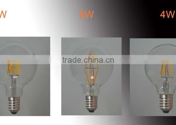 Dimmable 2W 4W 8W E14 E27 B22 Filament LED Bulb photo-5