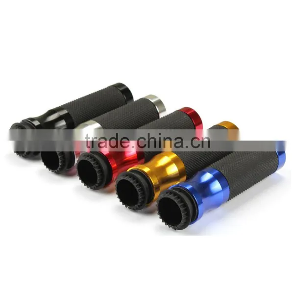 Soto Racing - 22mm Universal Motorcycle CNC Handle Bar / Handlebar Grips Leather and Aluminum Material photo-6