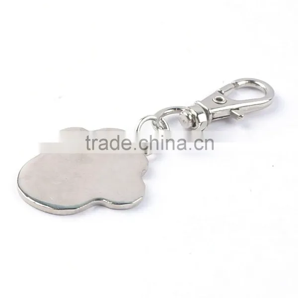 Wholesale Multi Color Metal Paw Printed Zinc Alloy Pet ID Tags Pendant Charms photo-4