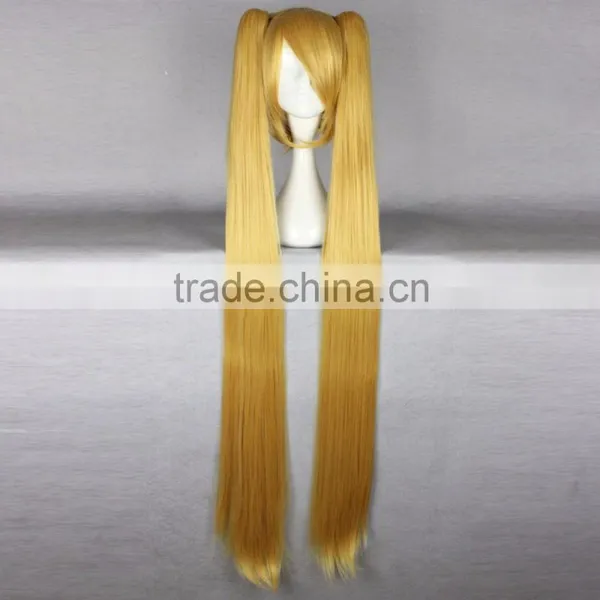 2016 Hot Synthetic Japanese Anime Hatsune Miku Cosplay Wig With Two Ponytails photo-3