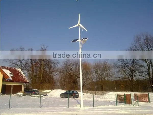 High Quality Wind Solar Hybrid Solar Energy Home System 60W photo-4