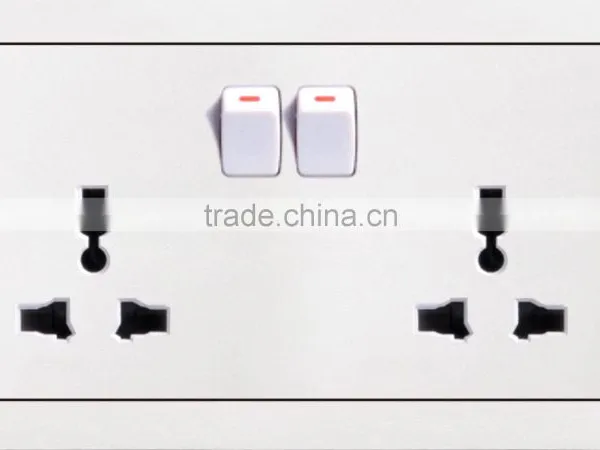 Double 3-feet Universal Wall Switch Socket photo-2