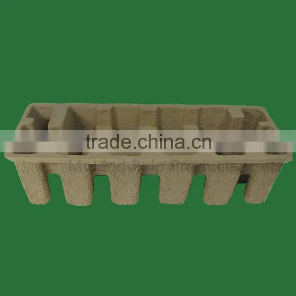 Disposable Environmentally Friendly Molded Paper Pulp Packaging Thermoformed From Recycled A4 Paper Pulp photo-3