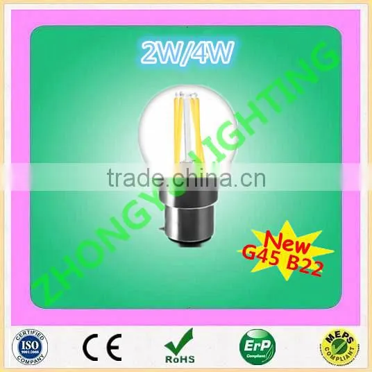 Good Quality CE RoHS G45 LED Filament Bulb E14S/E17/E27/B15D/B22D photo-3