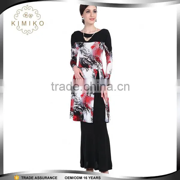 Sexy Hot Fashion Wear Muslim Baju Kurung Plus Size for Women