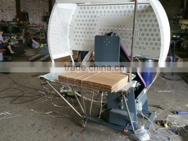 The Corrugated Carton Box Strapping Machine Price for Scrap Paper With CE Certification photo-3
