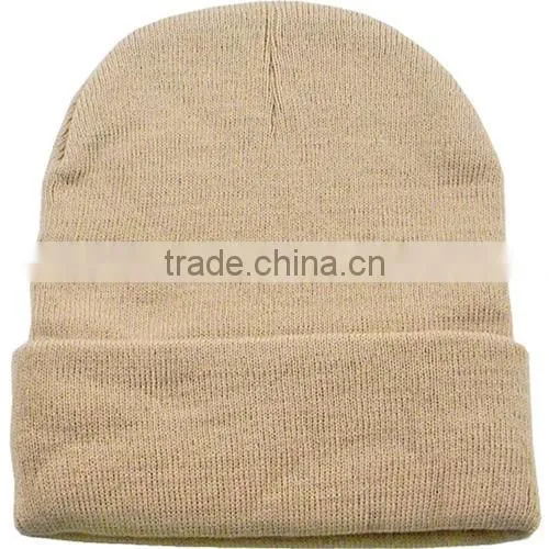 Warm Acrylic Winter Ski Long Knitted Watchcap Beanie Hat photo-6