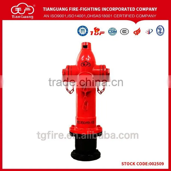Portable fire hydrant/pillar fire hydrant with factor price fire hydrant