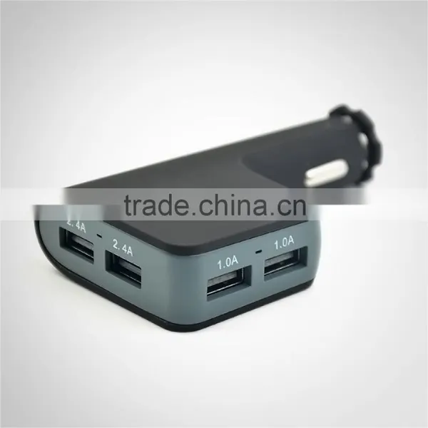 Powerful 4 USB Mini Car Charger For Tablets and Mobiles With Rating Power 35W Car Charger photo-3