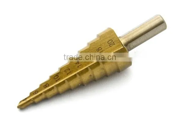 New 3Pcs Large HSS Steel Step Cone Drill Titanium Bit Set for Hole 4-12/20/32mm TK1066 photo-3