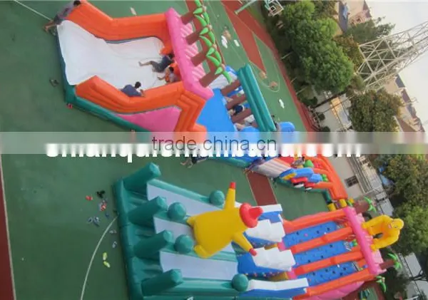 2014 Super Long Outdoor Adult Inflatable Obstacle Course for Sale photo-2