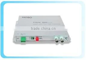 Managed Fiber Optical Video Converter CCTV Security 2-channel