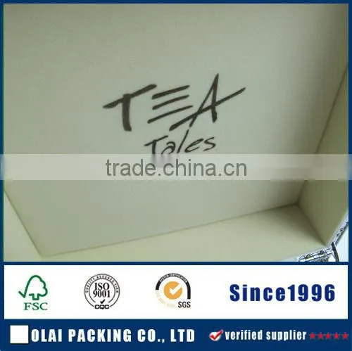 White Shiny Wooden Box for Tea photo-5