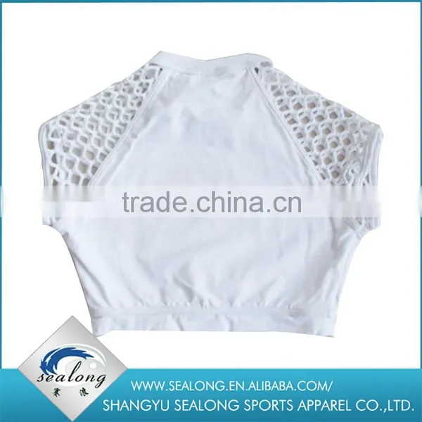 Fashion Pure White Color Lady's Short Coat Summer Clothes photo-3