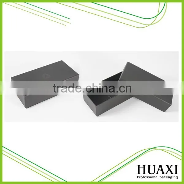 High Quality Small Black Paper Box With Foam Insert photo-2