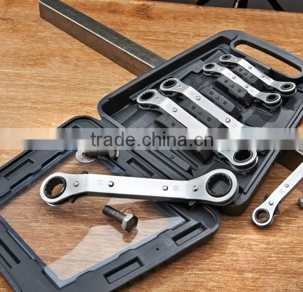 Offset Box Gear Ratcheting Ratchet Wrench Set MM photo-2