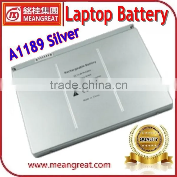 Brand New Silver Color Rechargeable Laptop Battery for Macbook A1189