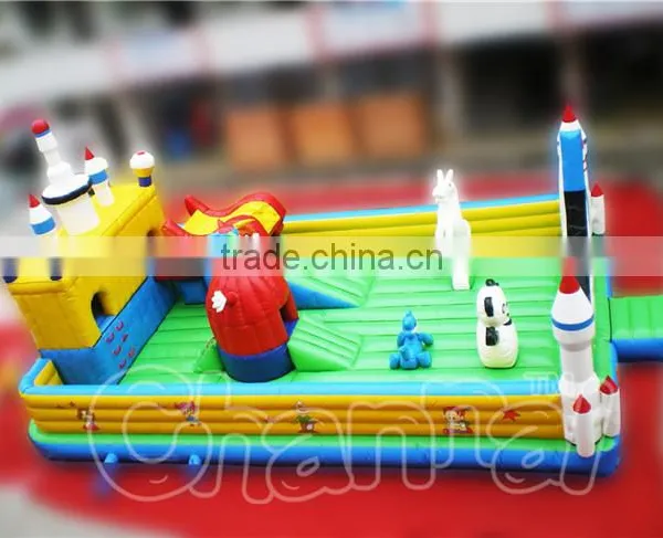 Giant Commercial Inflatable Funcity Playground for Rental Used photo-4