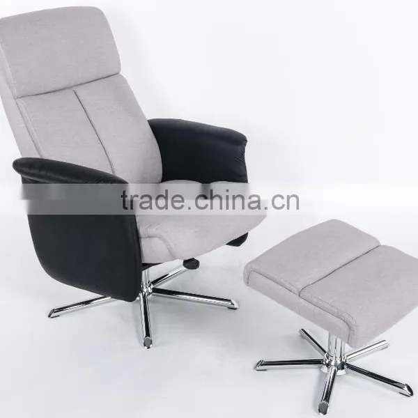 Hot Selling Extensible Fabric Recliner Chair With Ottoman NV-2771 photo-3