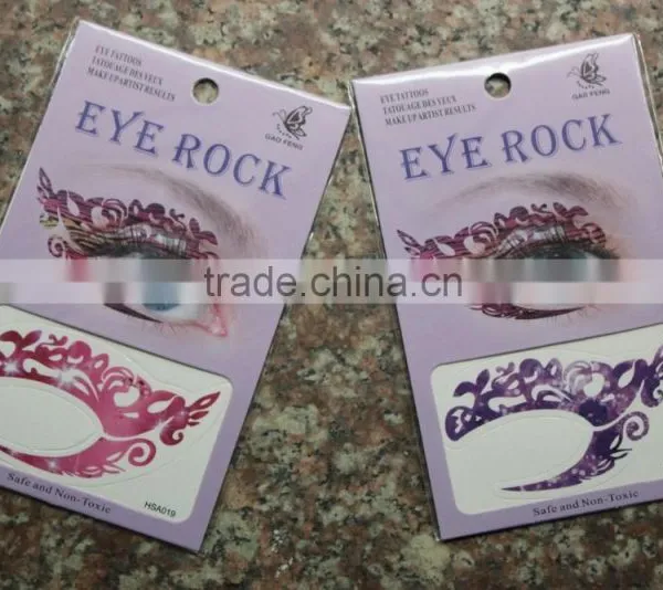 2016 Best Seller Eco-friendly High Quality Fashion Eye Design for Tattoo