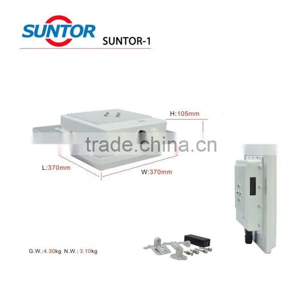 IEEE 802.11n 300 Mbps Wireless PTP PTMP Long Range Wireless Bridge Backhaul Kits photo-4