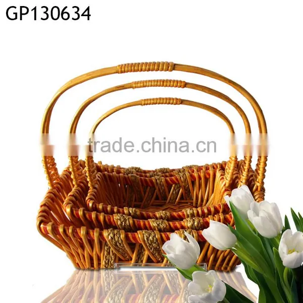 Business Gift Use and Basket Product Type Wicker Flower Basket photo-3