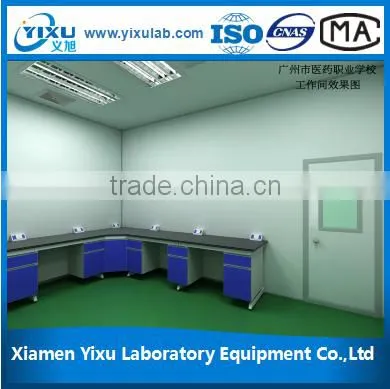 Biology Laboratory Island Bench With Reagent Shelf photo-4